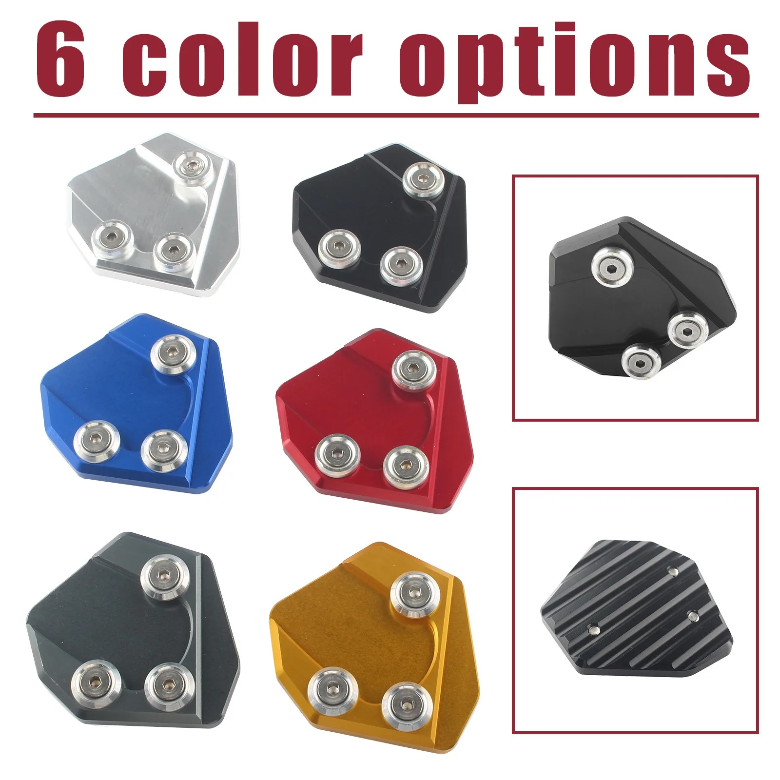 Foot Kickstand Side Stand Extension Plate Pad For YAMAHA  SMAX 155/GTR125/ACYGNUS/BWS/RAY /APRILIA SR MAX