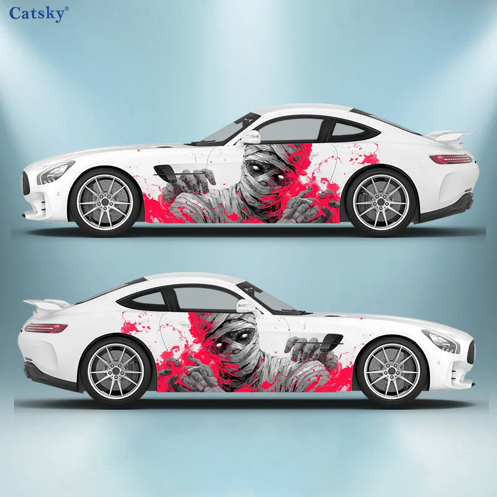 

Mummy decals that burst out of the underworld flames, suitable for cars and trucks, durable, fade-resistant, easy to install and
