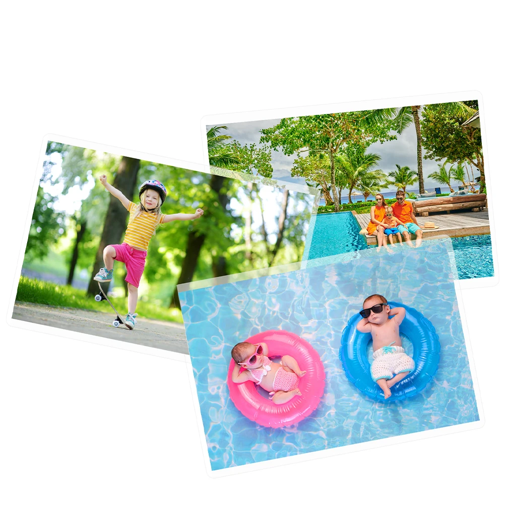 

100Pcs Clear Laminating Sheets Waterproof Protective Film for Picture File Card Uv Resistant Non Fade High Clarity Laminating