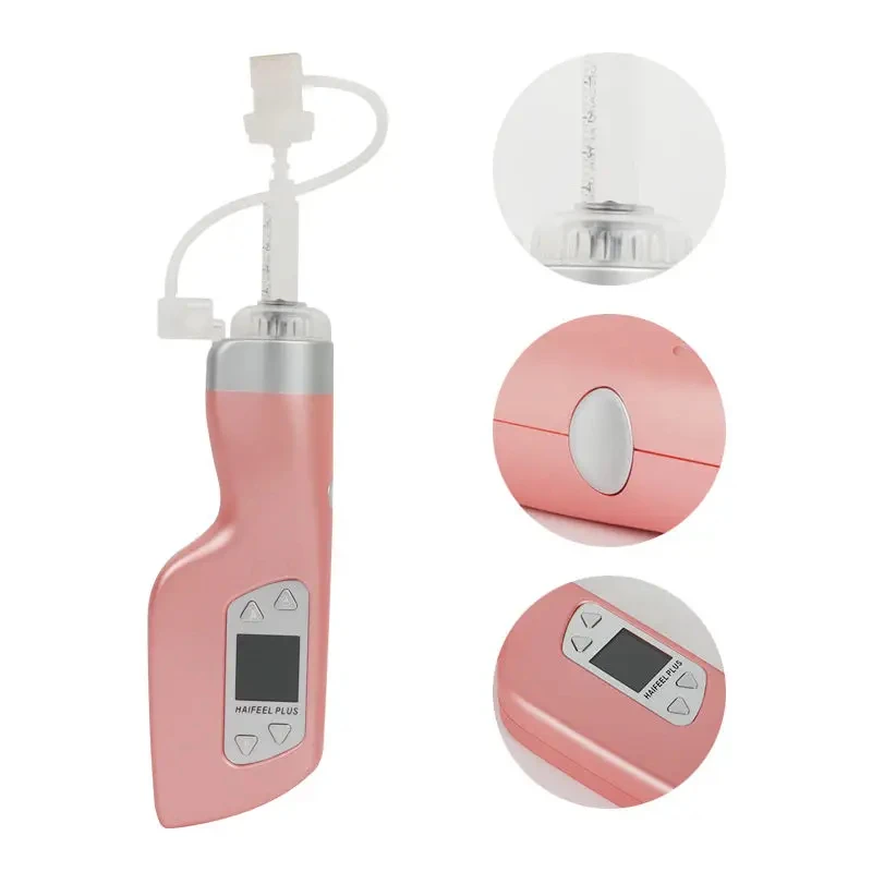 Electric Hyaluronic Acid Injector Gun Facial Filler Mesotherapy Device Anti-Wrinkle Skin Rejuvenation Tool