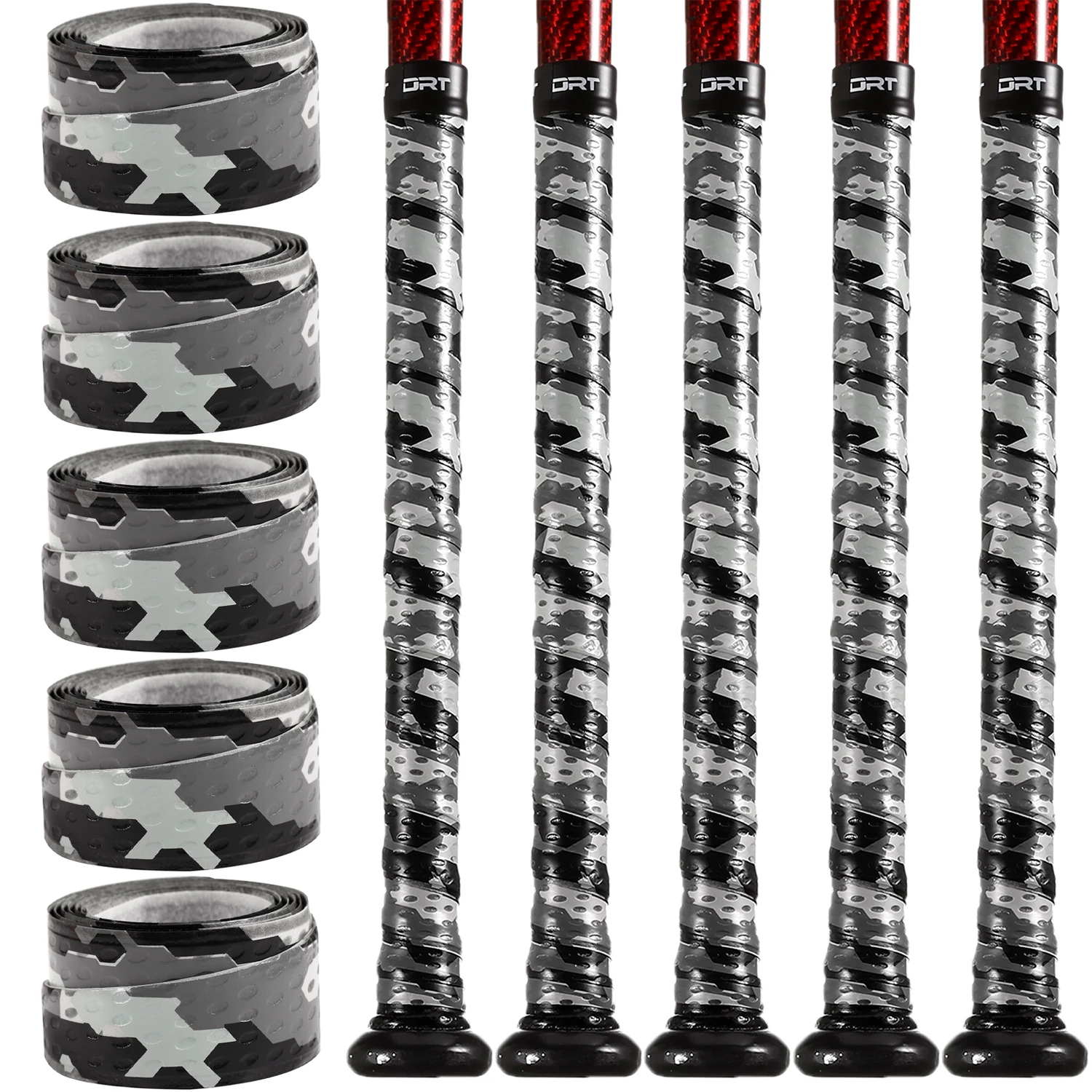 AMASPORT TB10 5PCS Tennis Overgrip Padel Racket Anti Slip for High Performance Sweatband Accessories