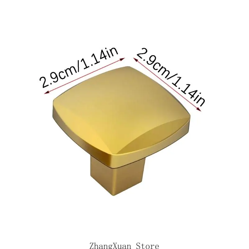 4Pcs Metal Square Knob Modern Cabinet Door Handle Cupboard Drawer Pulls 3XUFMöbel & Wohnen, Möbel, Möbel! – Detail 6