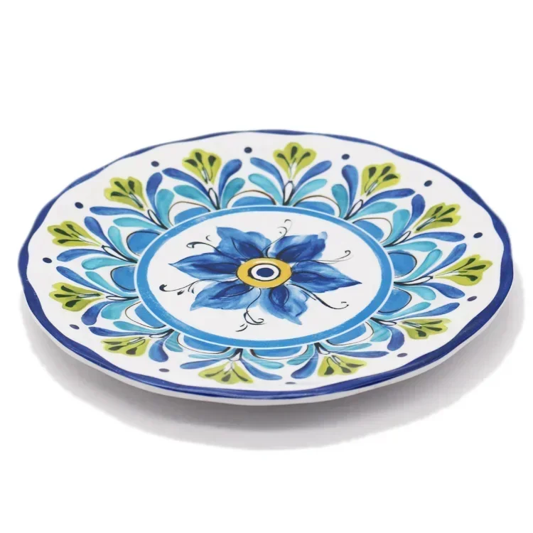 melamine decal serve plastic plates unbreakable and reusable plastic dinner plate tableware manufacturer melamine plates