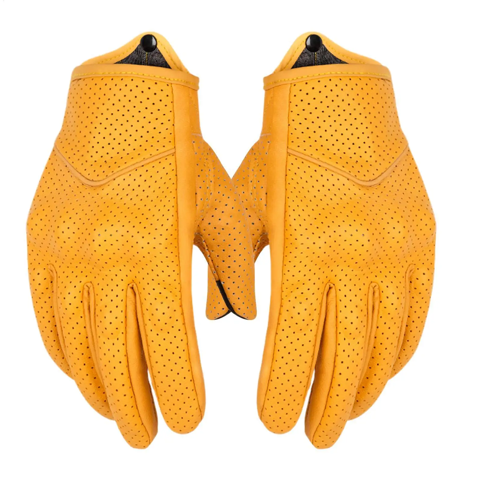 

For Motorcycle Motorcycle Gloves Leather Touch Screen Breathable Adjustable Anti-Drop Outdoor Cycling Motorcycle Gloves For