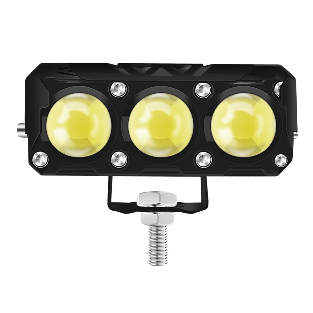 

Motorcycle Headlight Car Three-eye Spotlight Led Work Light V3 Two-color High and Low Beam Spotlight Electric Vehicle Headlight