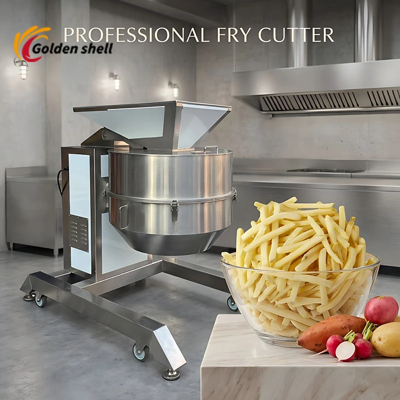 Industrial Vegetable Processing Machine Automatic Potato Fries Cutter High Speed French Fries Cutting Machine
