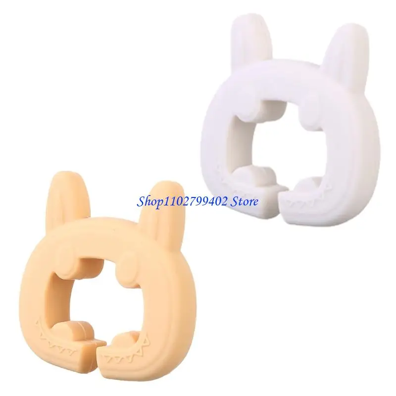 547F Cats Ear Silicone Utensil Holder For Pot Pan Secure Compacts Design Heat Resistant Spoon Spatula Rest Kitchen Essential