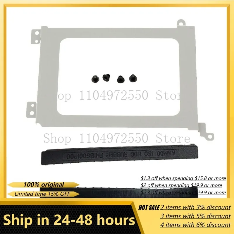 Soporte para disco duro Dell XPS 15 9570 9560 9550 M5530 M5520 con tira adhesiva, soporte para disco duro de portátil, montaje SSD