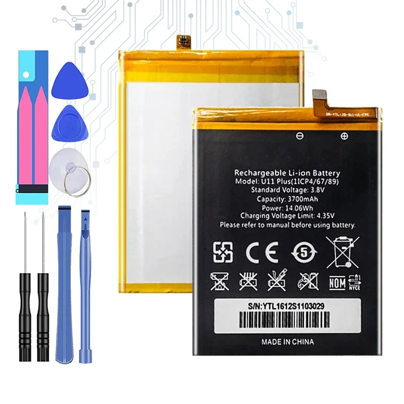 Mobile Phone Battery U11 Plus 3700Mah For Oukitel U11plus Bateria