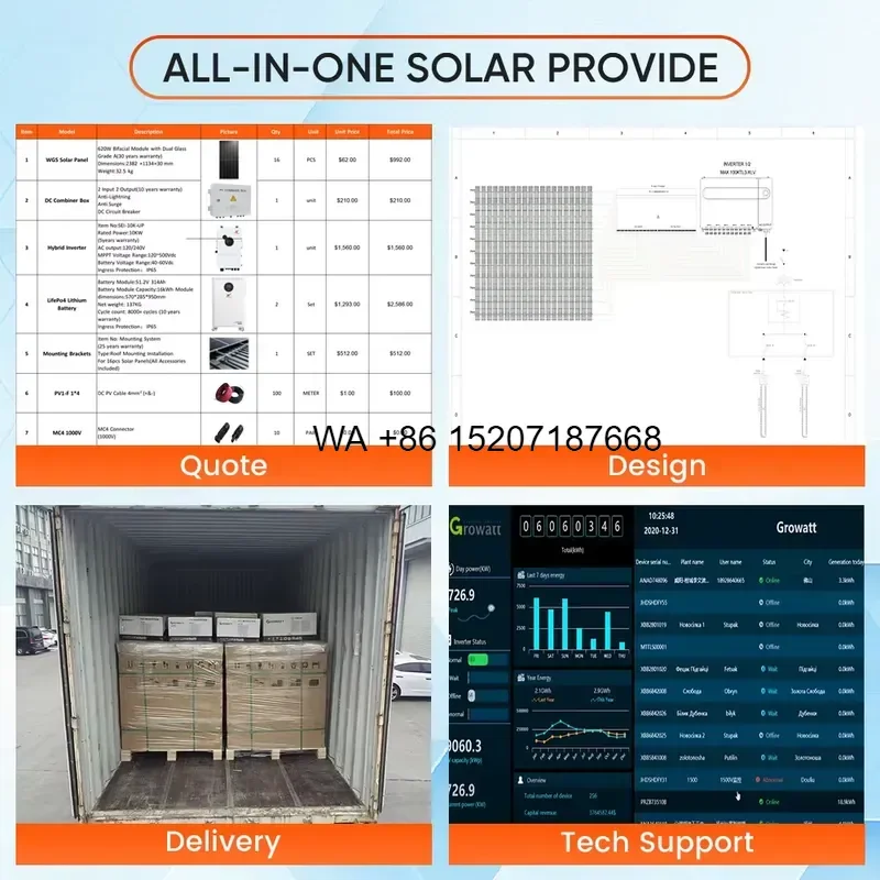 Wmwmnu for Y 10kW Hybrid Solar Inverter 48V Single Phase 230Vac MPPT Pure Sine Wave EU Residential Rooftop Energy Storage