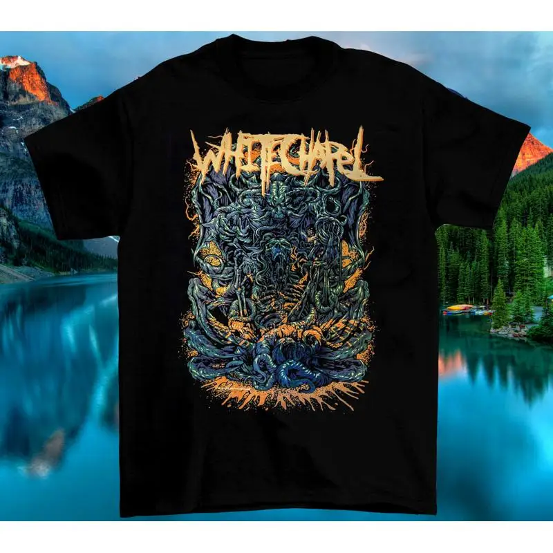 

WHITECHAPEL New Type System 100 Cotton Black All Size GifT T Shirt AG617