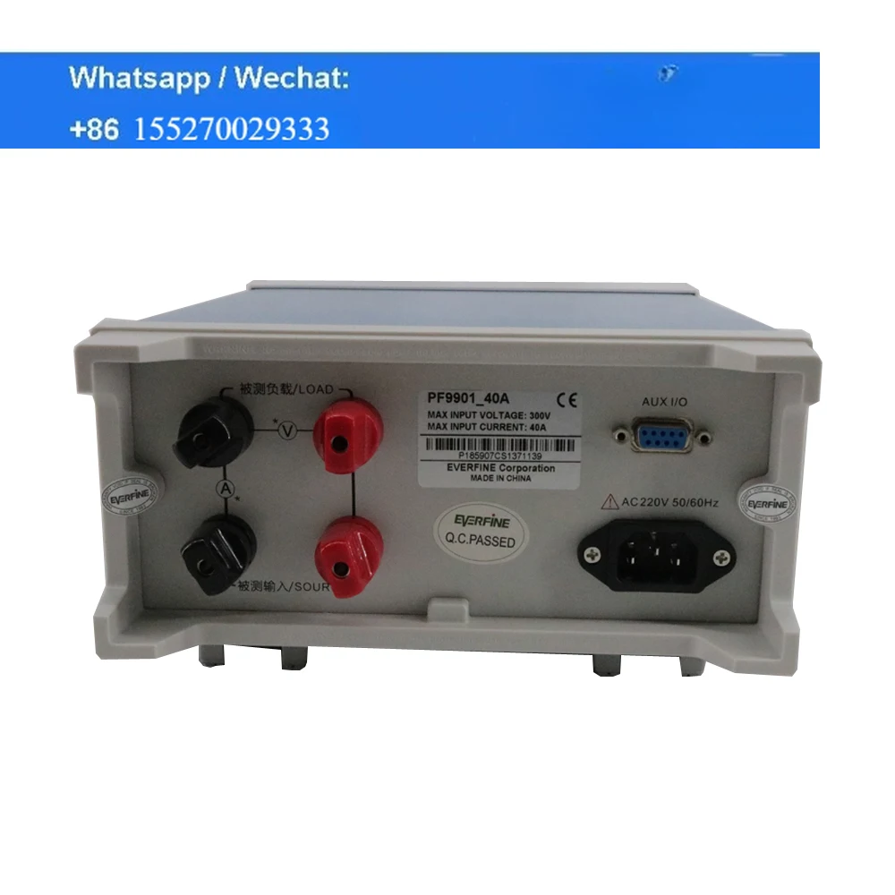 PF9901 40A Digital Power Meter with 3 Displays V, A, W/PF/Hz