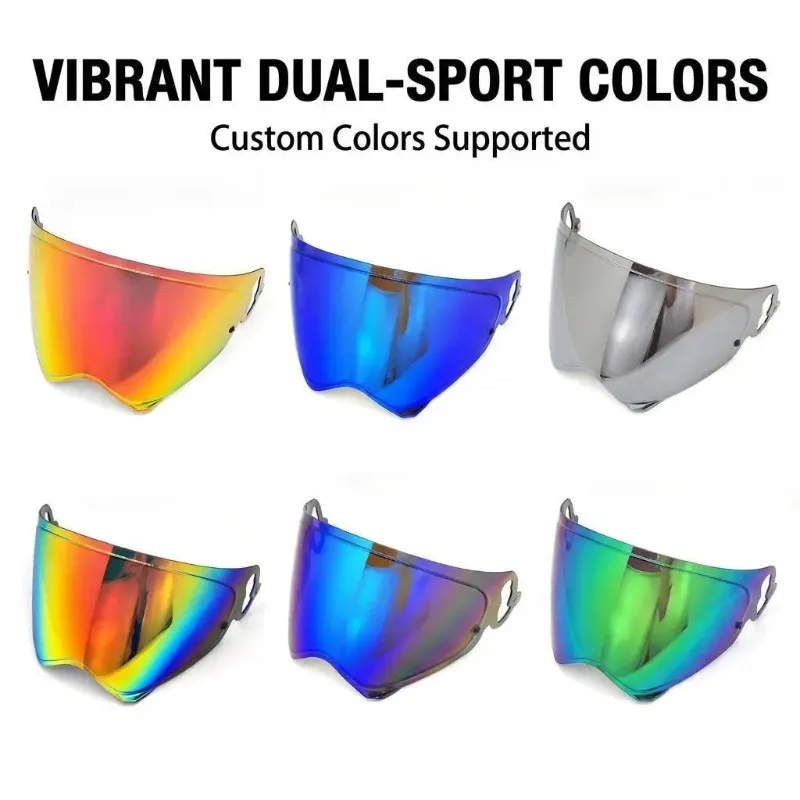 For for Arai Tour-Cross 5 Cross V Xd-5 Pull Helmet Aurora Electroplating Color-changing Capacete De Moto Visor