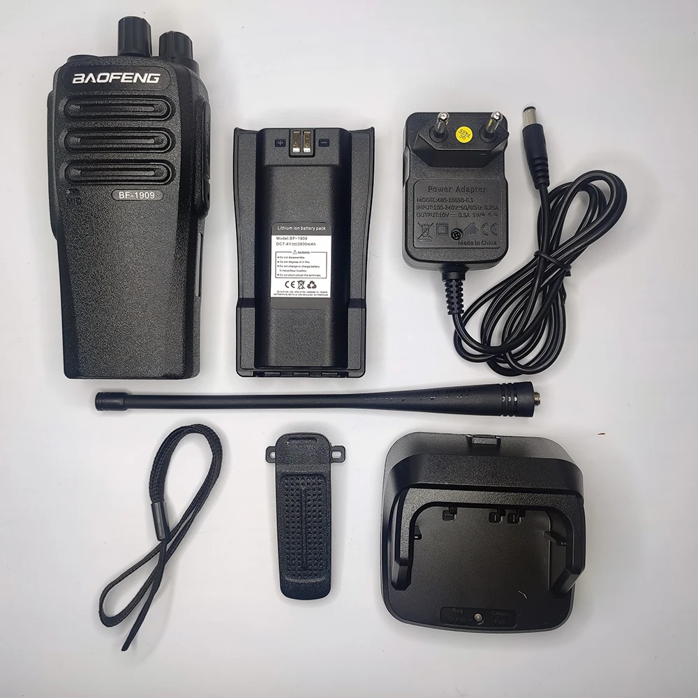 BaoFeng BF-1909 Walkie Talkie Long Range High Power Two Way วิทยุประเภท C ชาร์จ VOX คุณภาพเสียง Clear อัพเกรด