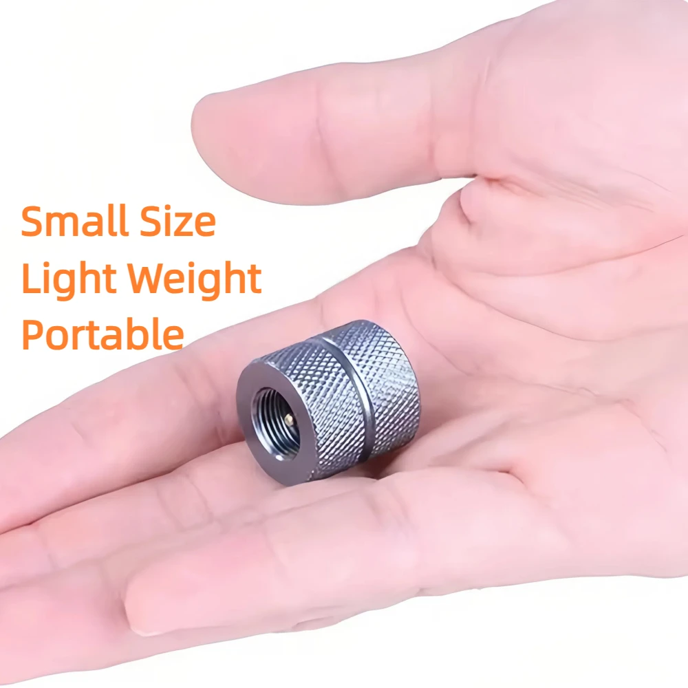 1 قطعة التخييم في الهواء الطلق محول الغاز شيفتر الملء خزان مسطح تحويل محول التخييم محول الغاز صمام اتصال شحن الغاز #6