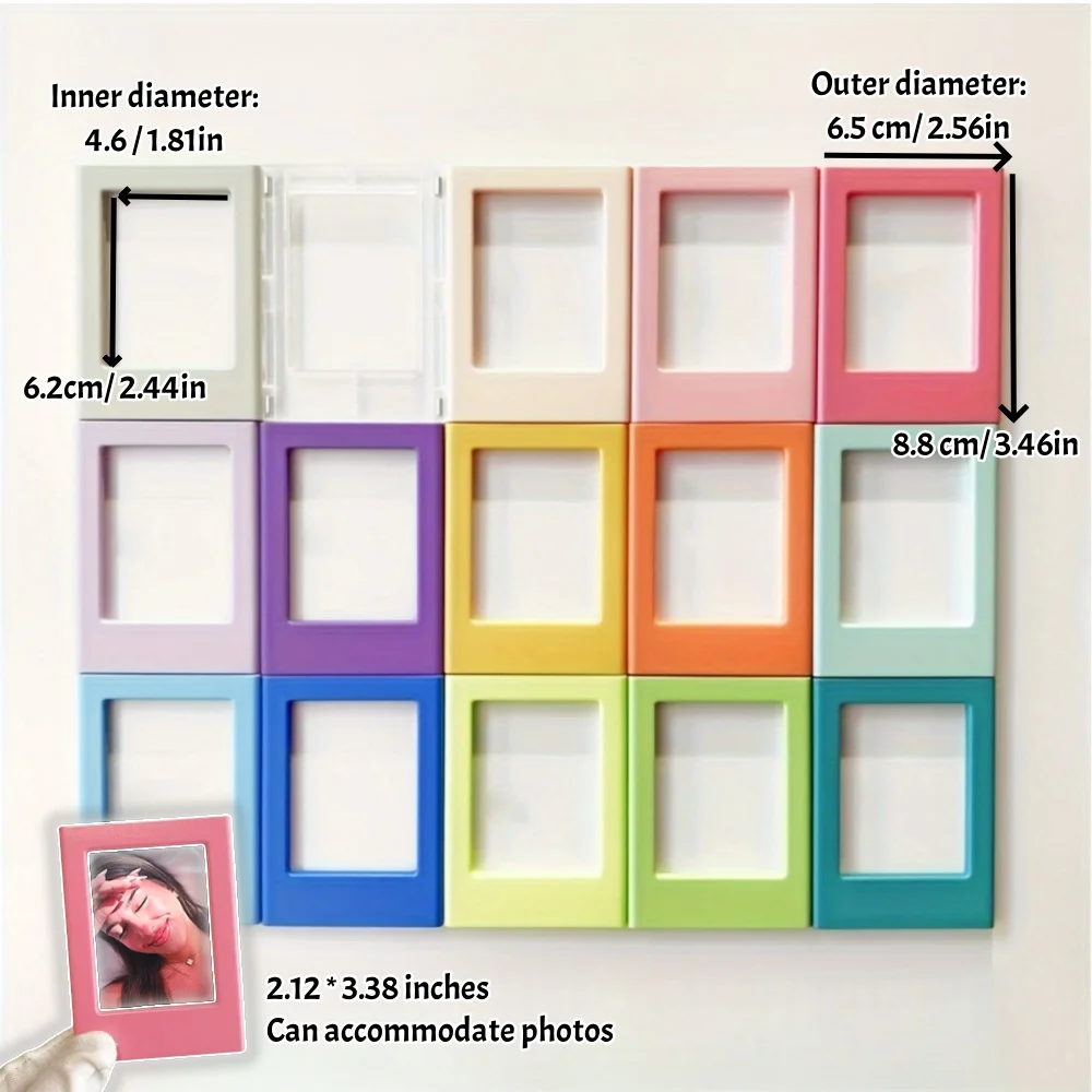1/5 stücke Retro Magnetische Foto Rahmen für Fujifilm Instax 3 zoll Negative Album Display Halter für Küche Home Decor speicher Geschenke – Detail 1