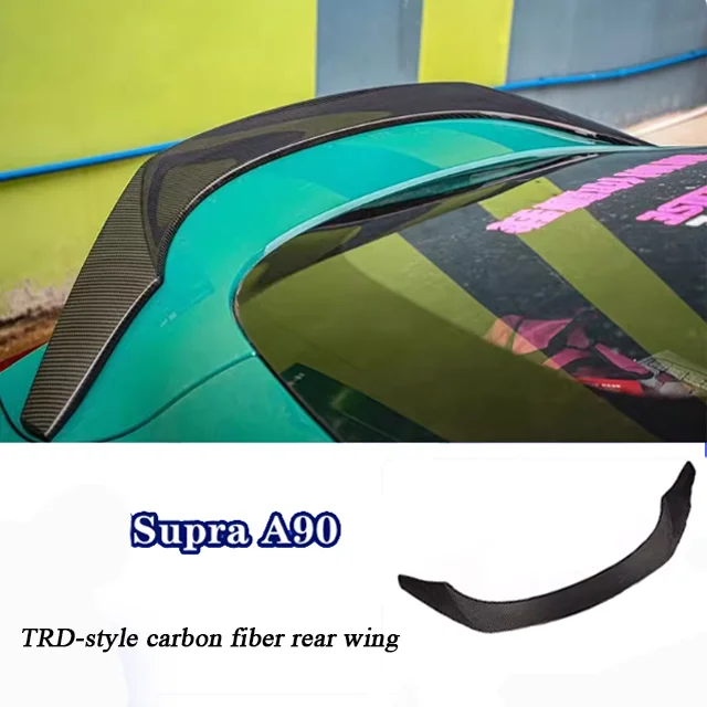 

For Style Carbon Fiber Racing Trunk Wing Spoiler for Toyota Supra GR MK5 A90 A91 Car Accessories