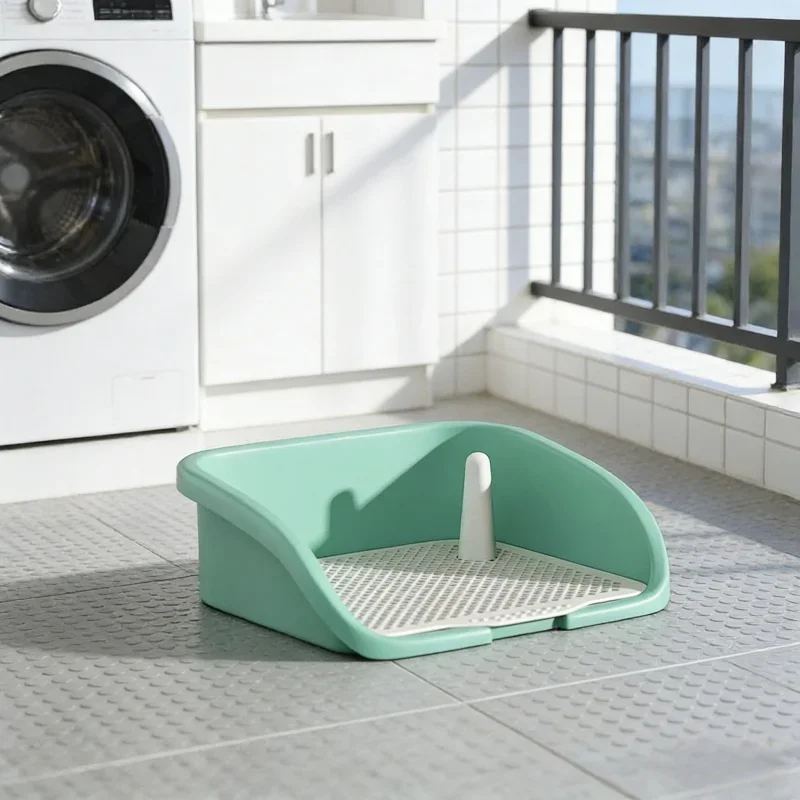 

Indoor Dog Potty Large Size Pet Training Toilet Litter Box Portable Puppy Pad Holder Tray Dog Toilet for Home Pet Daily Training