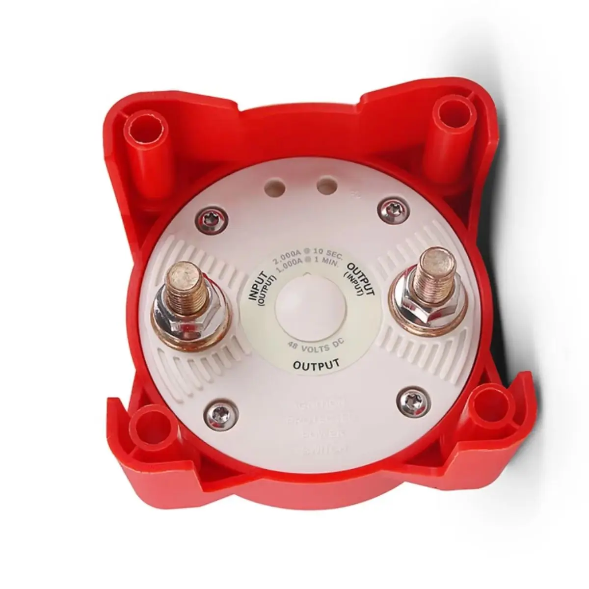Yacht RV red heavy-duty power main switch, 9003E 48V 350A battery retrofit isolation switch