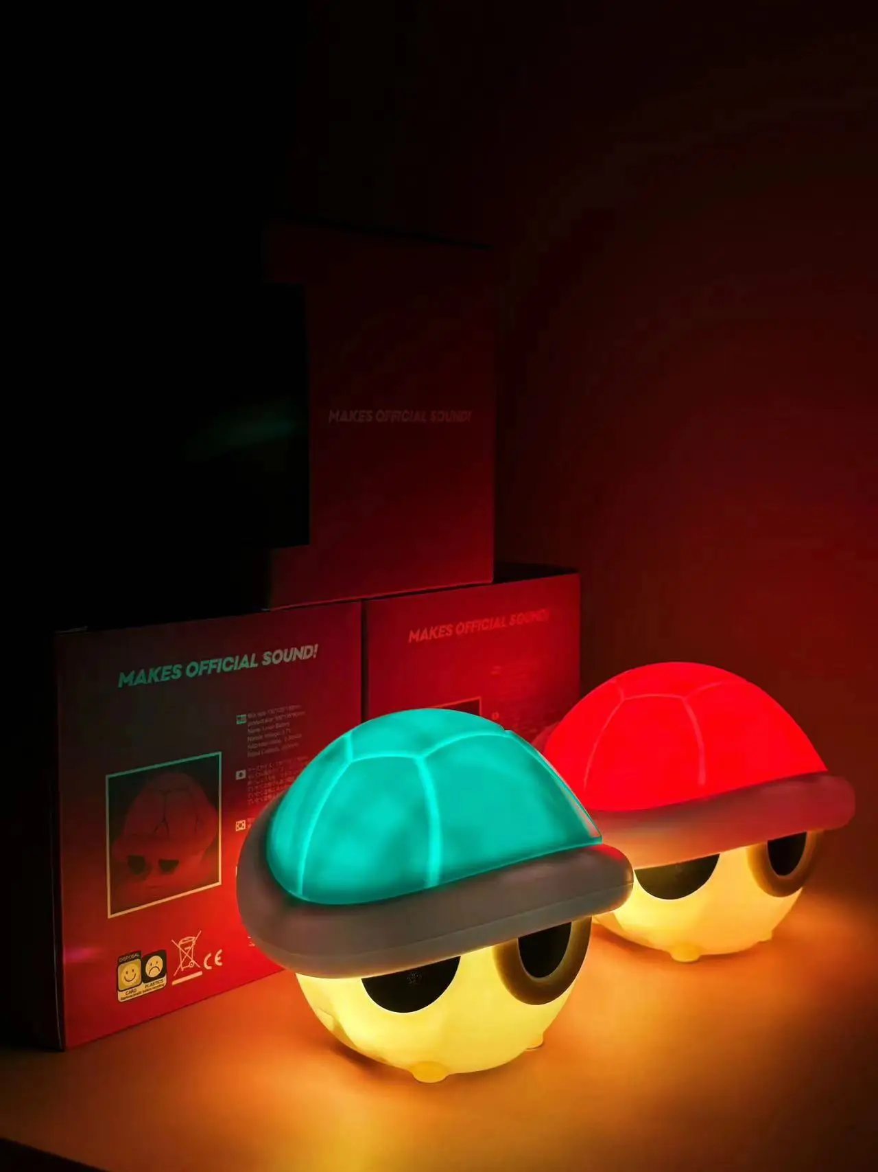 Super Mario Paratroopa Night Light Question Mark Brick Lamp Music Led Light Usb Charging Desk  Star Lamp For Gifts Game Toys ﻿