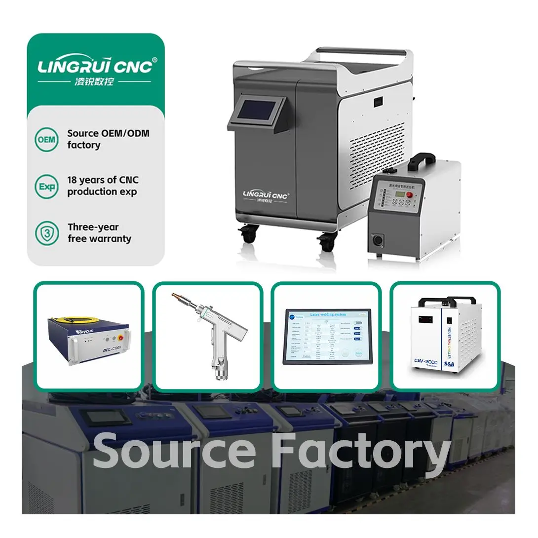 

Мини-аппарат для лазерной сварки и очистки 3-в-1, 1500 Вт, 2000 Вт, 3000 Вт