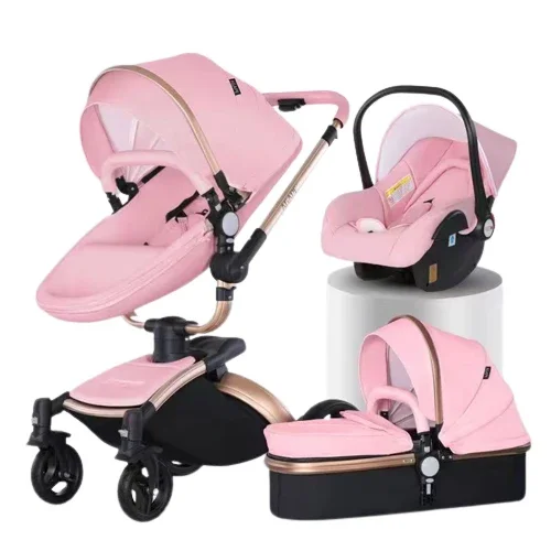 factory sale top quality travel system egg shape 0-3 year baby stroller pram buggy 3 in 1 with seat for newborn infant