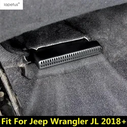 Car Seat Under Floor Air AC Conditioning Outlet Vent Dust Cover Anti-blocking Net Accessories For Jeep Wrangler JL 2018 - 2023