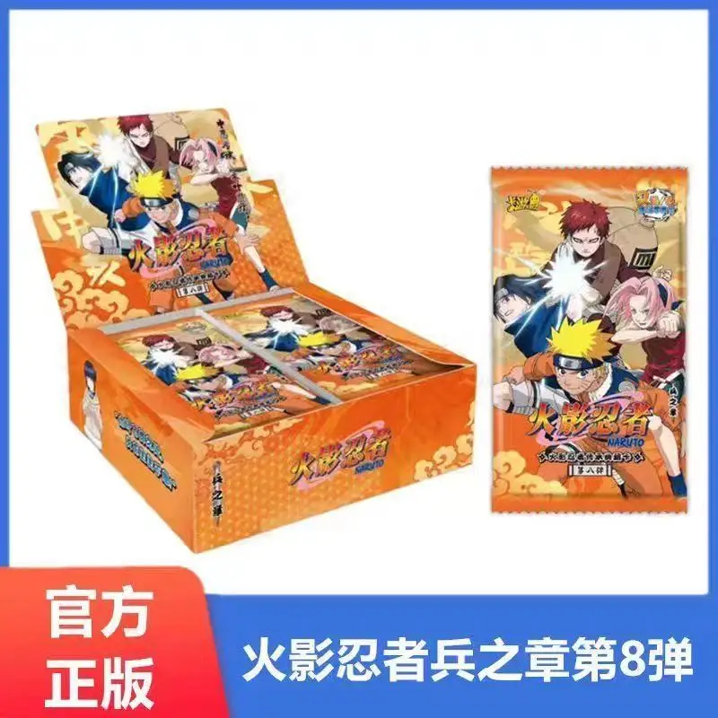 KAYOU Anime Original Naruto Cards T2w8 Chapter Chapter of Soldiers Added SE Ninja World Collection Cards Toy For Children Gift b