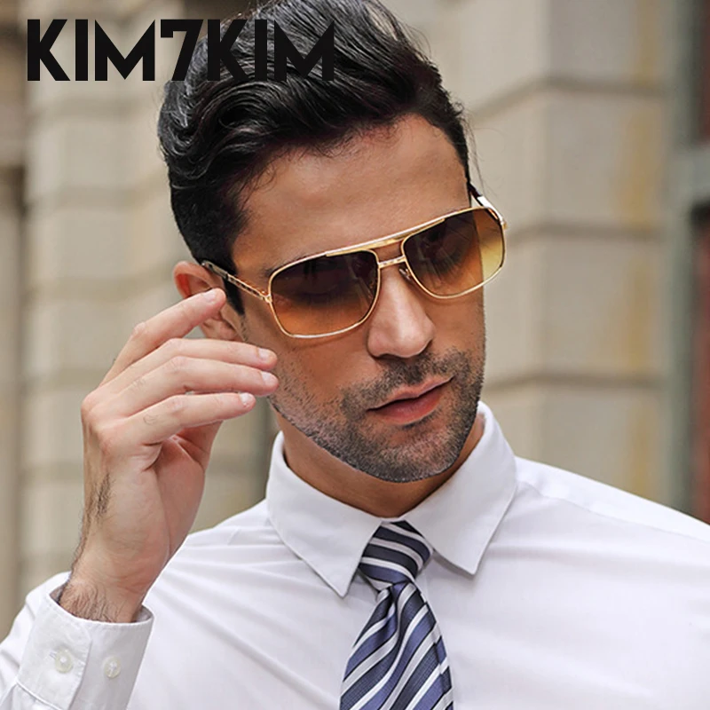 Vintage Quadratische Sonnenbrille für Herren und Damen 2026 Luxusmarken-Designer Neue Trends Klassische Punk-Sonnenbrille Männliche Shades Fahrer-Sonnenbrille – Detail 2