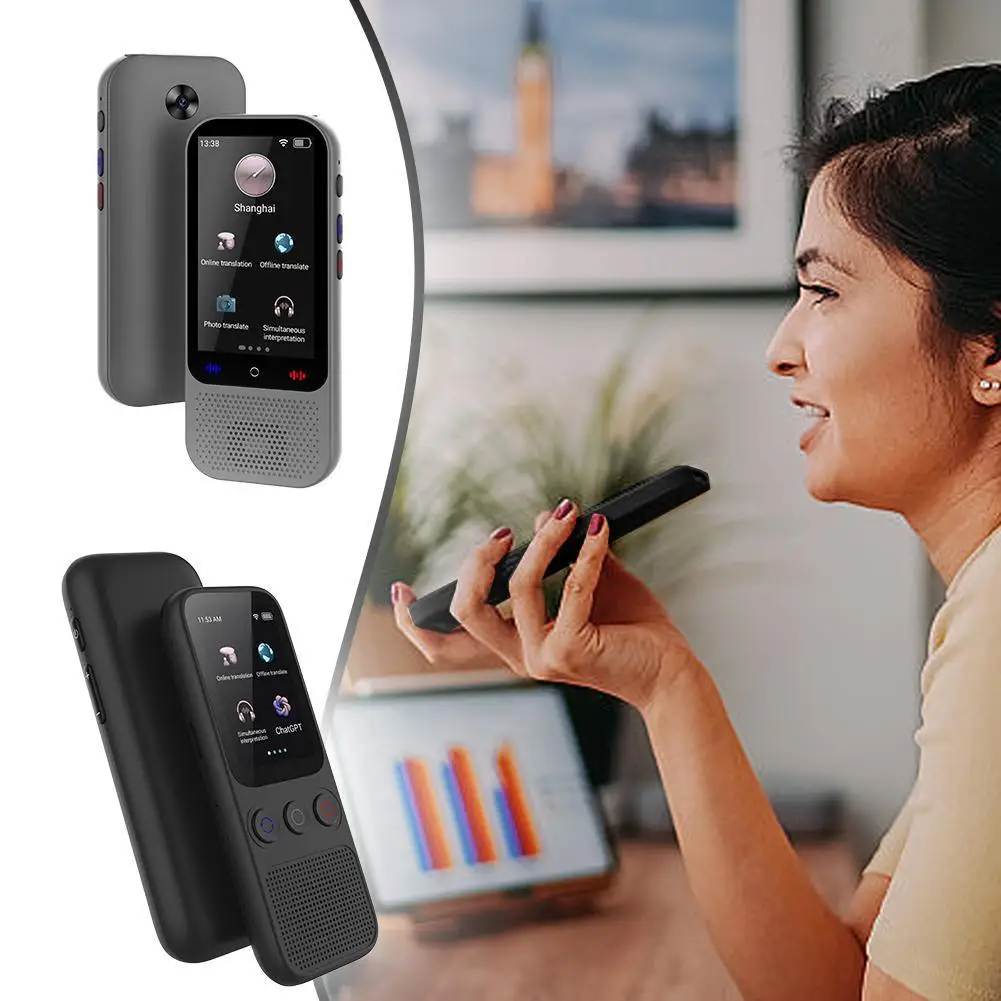 

S80/S80 Pro Smart Translator 18 Languages ​​offline Camera AI Translation Portable Simultaneous Translation For Traveling Abroad