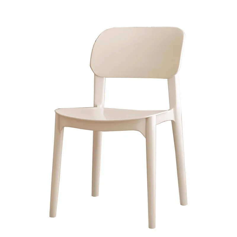 

Nordic Plastic Chair Thickened Household Stool Restaurant Dining Table Chair Simple Desk Learning Modern Back Chair