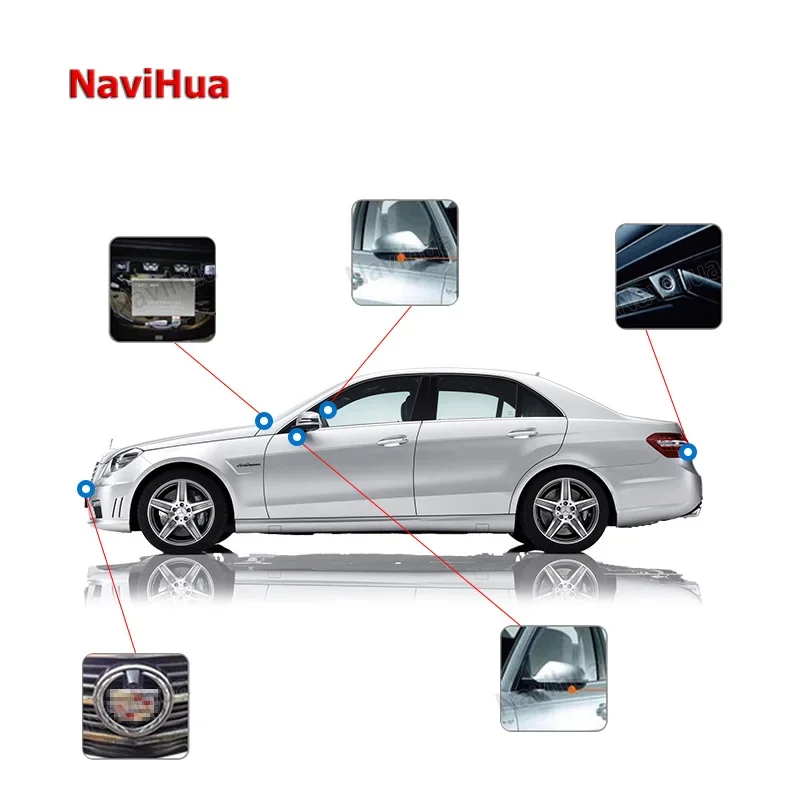 

Popular Hot sell Navihua Car 360 Reversing Camera Universal HD Camera Degree Car Security System Surround