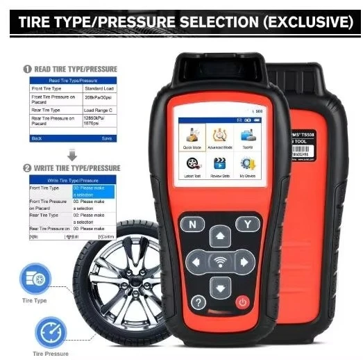 أفضل سعر أداة TPMS أجهزة استشعار MX قارئ رمز البرمجة TS508 Autel MaxiTPMS TS508 #5