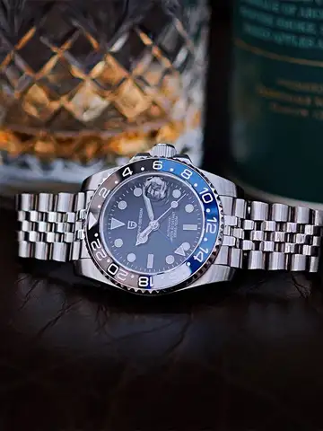 PAGANI DESIGN V3 Version GMT Watches Men's Luxury Sapphire Automatic Mechanical Watch 40MM Stainless Steel Waterproof Watch