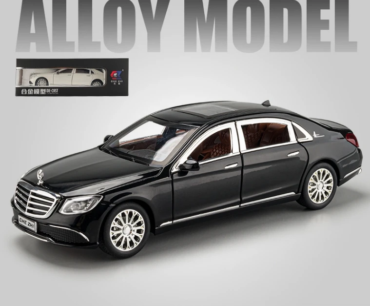 1:24 BENZ E300 E-Class Starlight Headliner Alloy Model Car Diecasts Metal Casting Sound and Light Car Toys For Children Vehicle