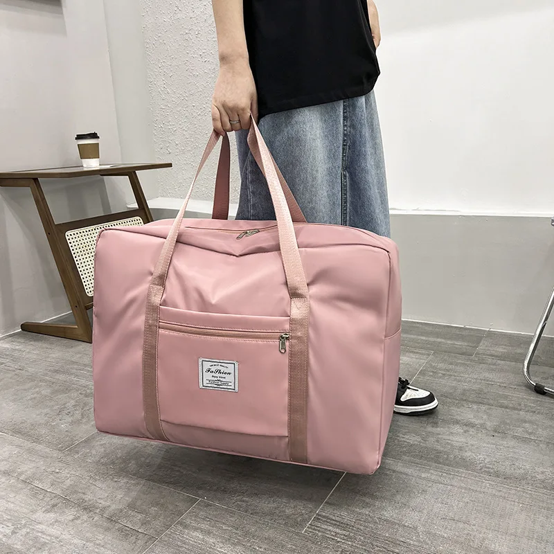 Large Capacity Folding Travel Bags Waterproof Luggage Tote Handbag Travel Duffle Bag Gym Yoga Storage Shoulder Bag For Women Men