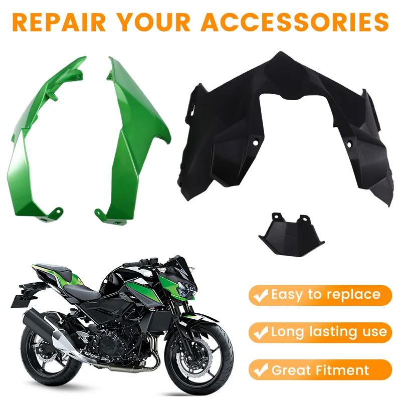 AR-دراجة نارية الجبهة العلوي الإطار كشافات الجمعية الكسوة لكاواساكي Z250 Z900 Z650 Z400 KLR650 ZR1000 2019-2023