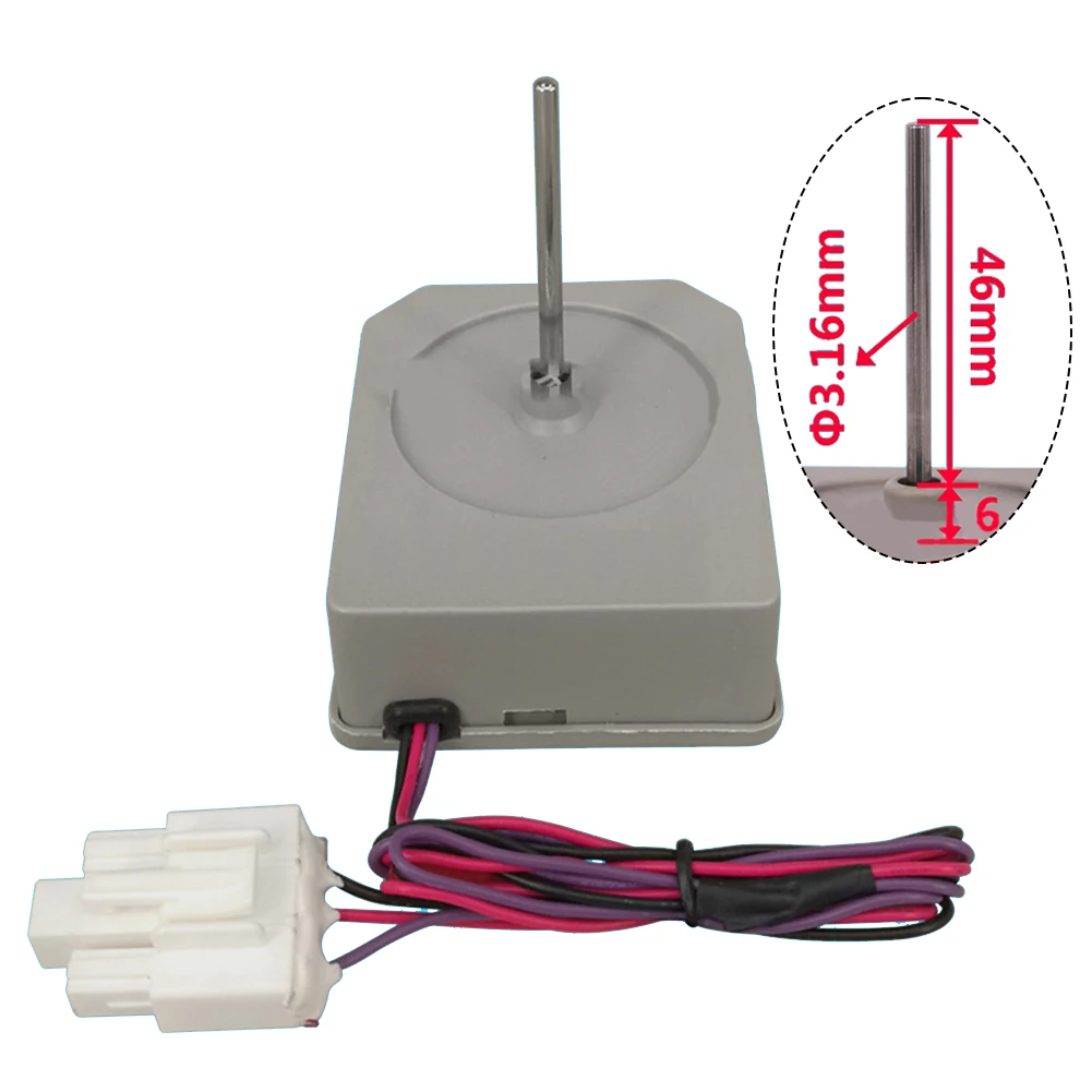 Installazione senza problemi motore del ventilatore dell'evaporatore 1450rmin sostituzione compatibile con velocità facile installazione completamente compatibile