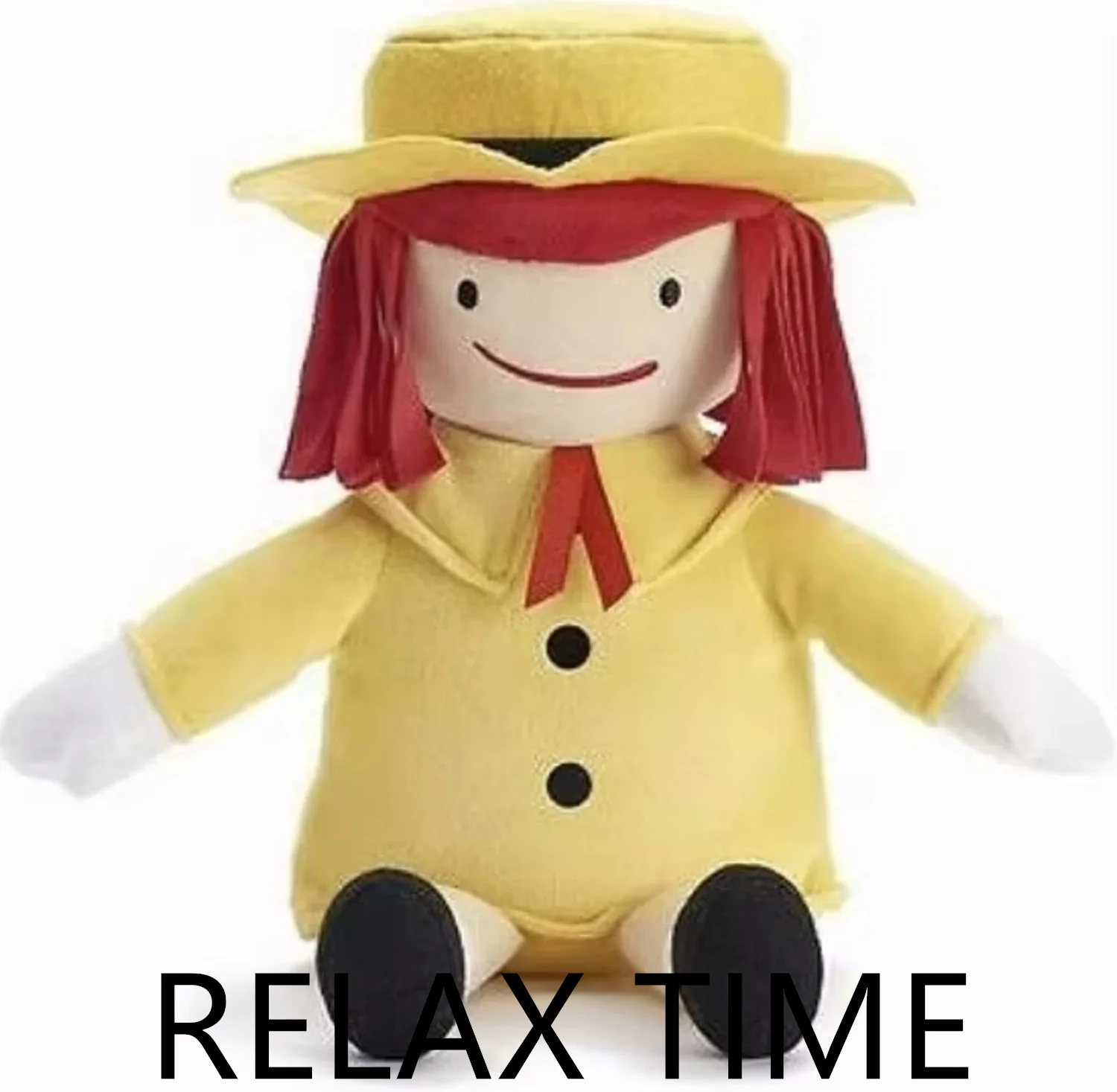

New Cute Books Madeline Girl Yellow Plush 30CM Kids Stuffed Toys For Children Christmas Gifts