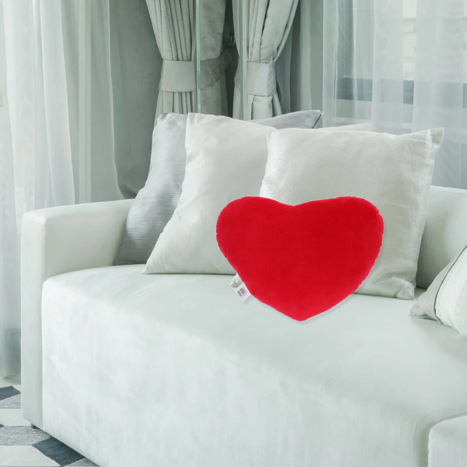 

Heart Shaped Pillow Soft PP Cotton Lint Polyester Decorative Throw Pillow for Couch Sofa Bed Living Room Bedroom Comfort