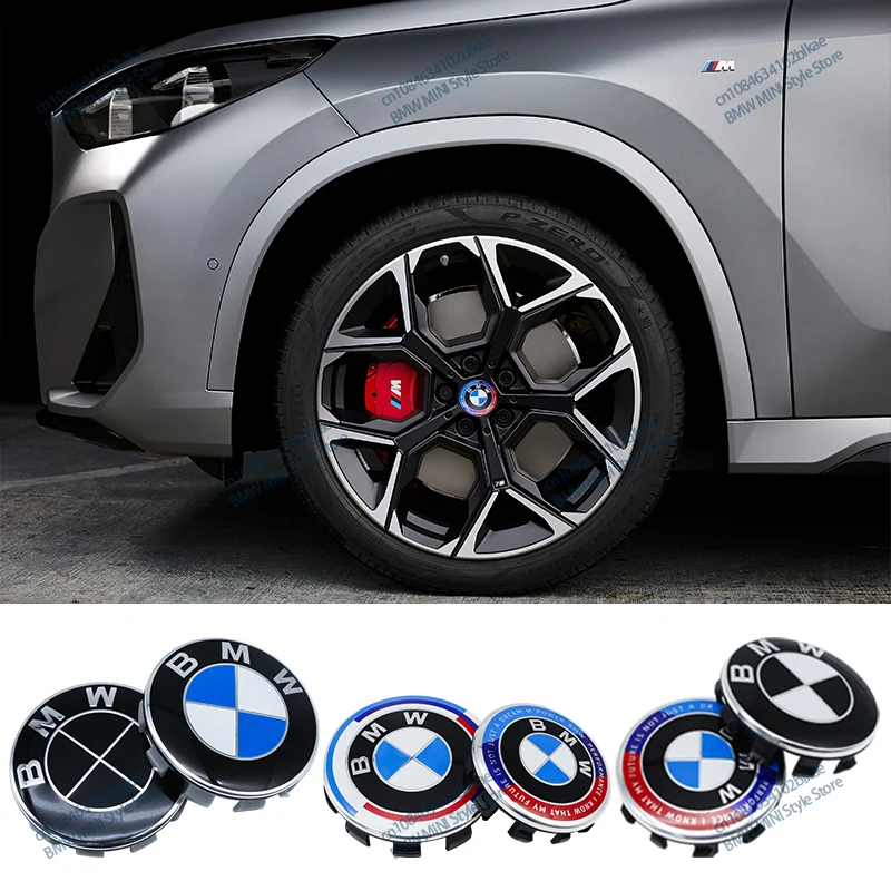 

4PCS 56mm 68mm For For BMW E46 E90 X3 Original Hubcaps Car Wheel Center Covers Decoration Badge Auto Hub Caps Emblem Replacement