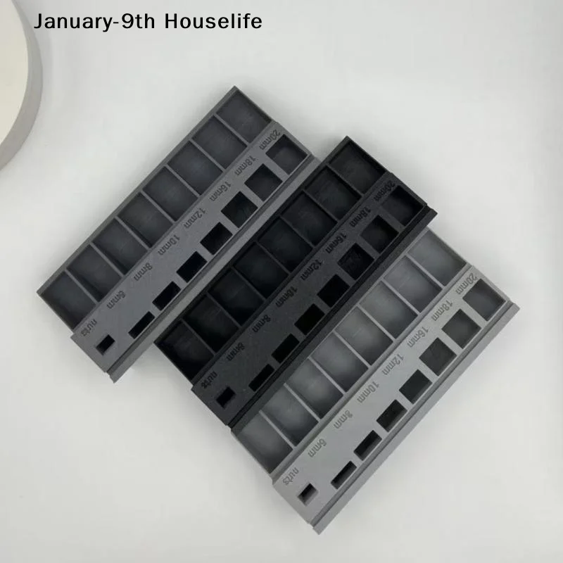 M3 Bolt Screw Length Sorter Tray 3D Printed Portable Practical Small Hardware Organizer Kit For ToolboxJanuary-9th Houselife