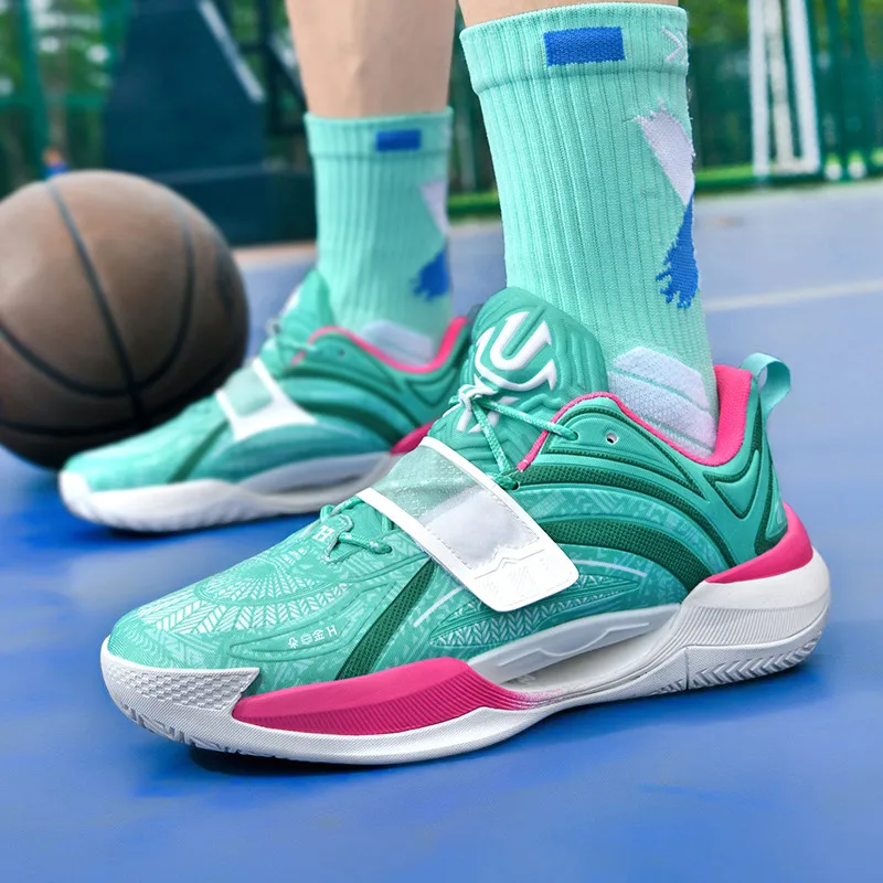 Sepatu basket pria wanita, sneaker latihan atletik luar ruangan, tahan aus, sepatu basket wanita, sneaker Non Slip, sepatu baru, musim gugur, 2024