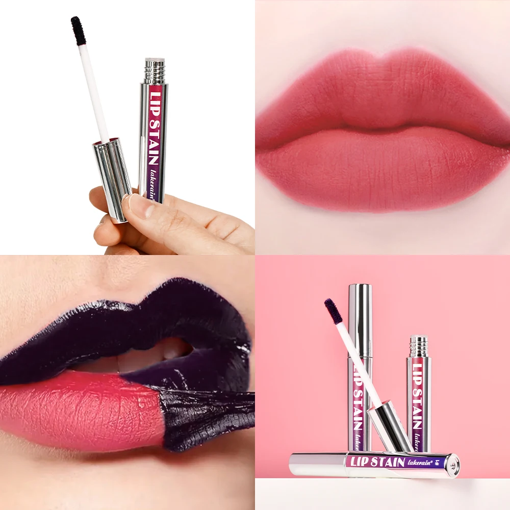 Lakerain Peel Off and Reveal Lip Stain - Długotrwały, wodoodporny różowy odcień ust, odporny na transfer naturalny plam do ust