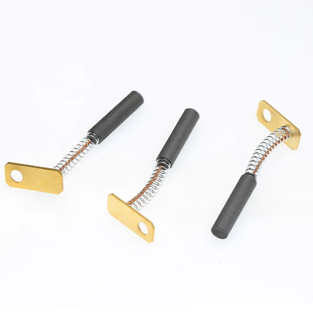 

20Pcs MEIMRSHLY Cylindrical Punching Machine Strander Cable Equipment Carbon Brush 6*20/25mm Connector 9*21 Circular Brush