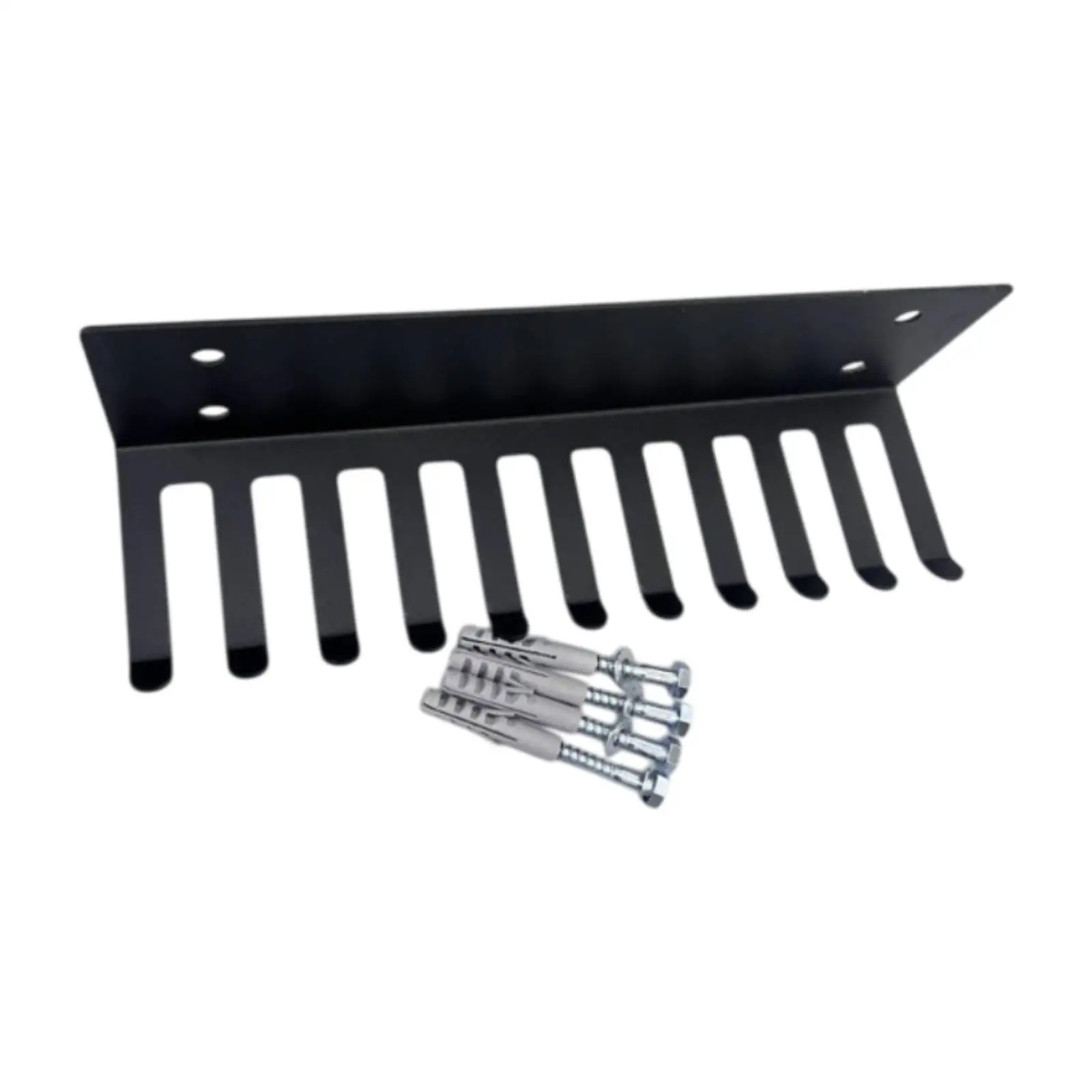 Wall Mount Rack Home Gym Storage Rack Ropes Gear Versatile Elegant Sturdy Fitness Iron Organizer for Office Garage Farmhouse