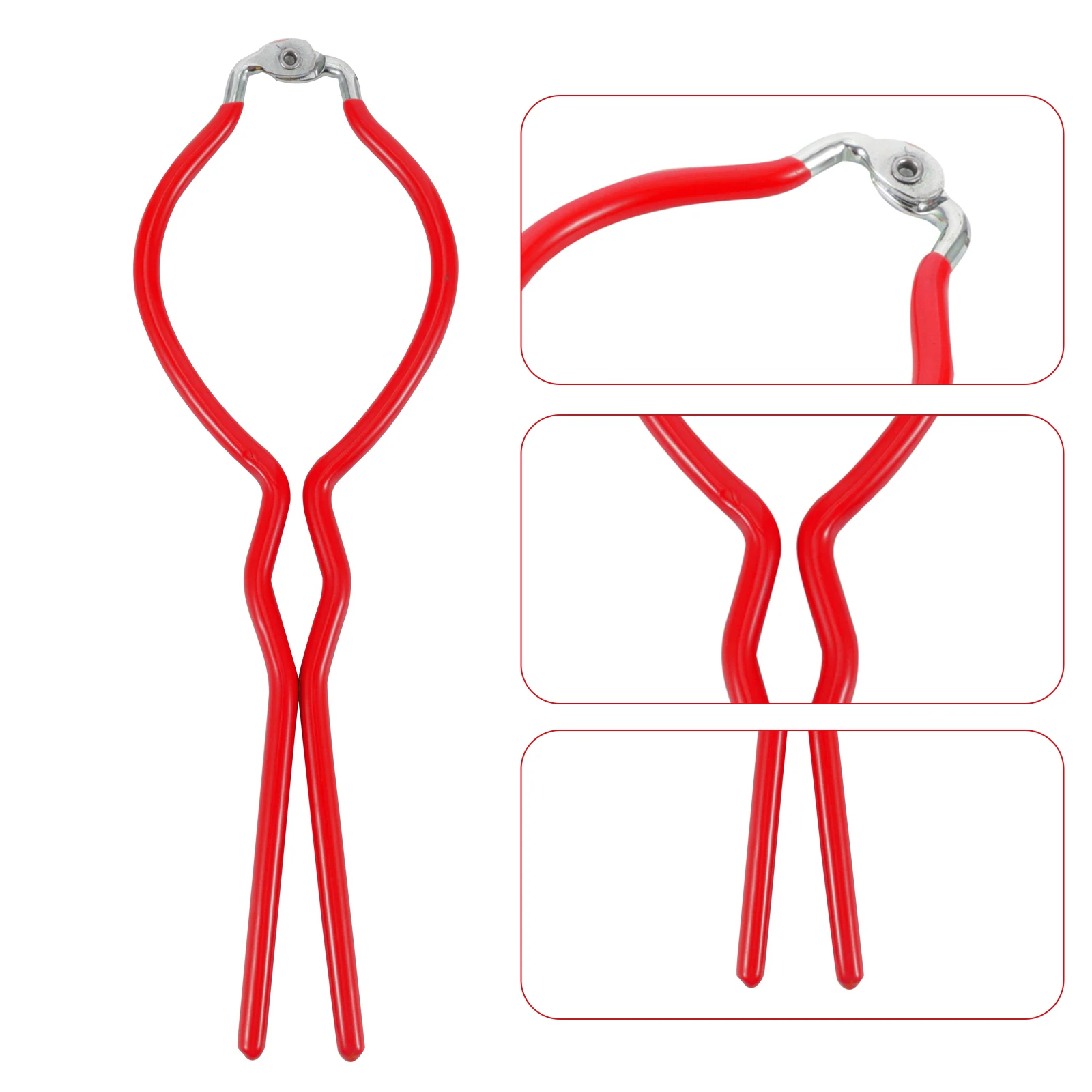 1 個ミルクボトルクランプ湾曲したハンドルロンググリップ滅菌トング哺乳瓶瓶ガラス缶キッチンツール耐熱