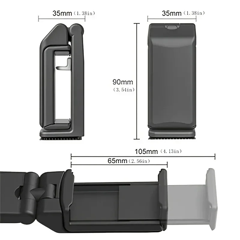 Flugzeug Telefon Halter Tragbare Faltbare Desktop Handy Ständer Drehbare Selfie Halten Live-Zug Sitz Clip Faule Halterung