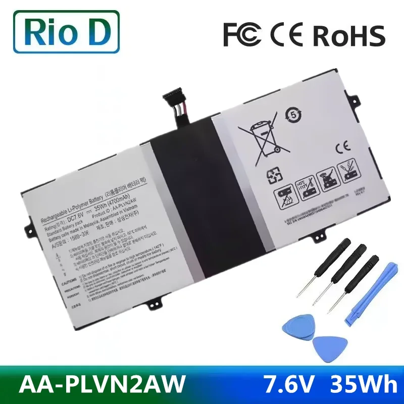 

Новый аккумулятор для ноутбука AA-PLVN2AW для Samsung 930X2K-K01 ATIV BOOK 9 930X2K NP930X2K NT930X2K, планшета 7,6 В, 35 Втч