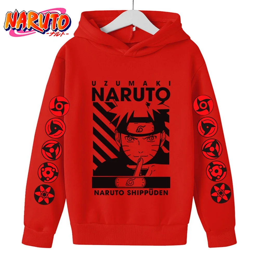 

Hot Anime Narutos 3-13 Years Kakashi Children Hoodie Sweatshirt Cosplay Costume Clothing Male/girl Print Hoodie Tops